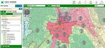 都市計画情報ページのイメージ