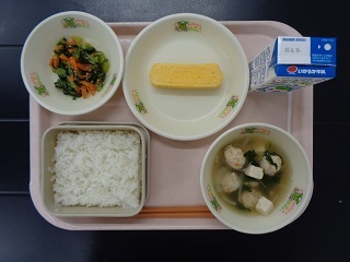 6月8日の学校給食（小学校B献立）の写真