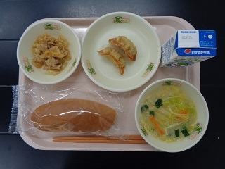 9月15日の学校給食（小学校B献立）の写真