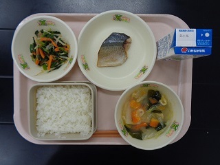 2月8日の学校給食（小学校B献立）の写真