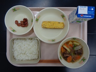 6月9日の学校給食（小学校A献立）の写真