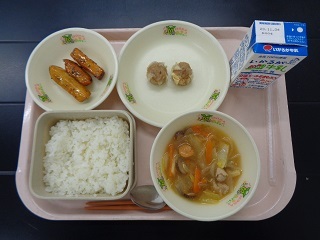 10月27日の学校給食（小学校A献立）の写真