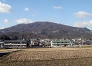 生駒山の山並みの写真