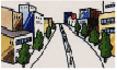 準住居地域のイメージ図