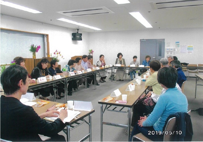 介護者（家族）の会の活動風景