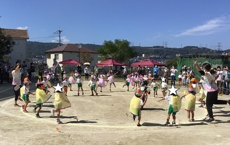 年少組運動会の写真