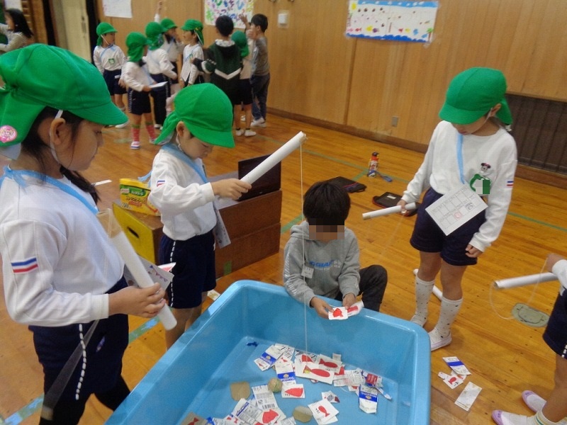 5歳小学校交流