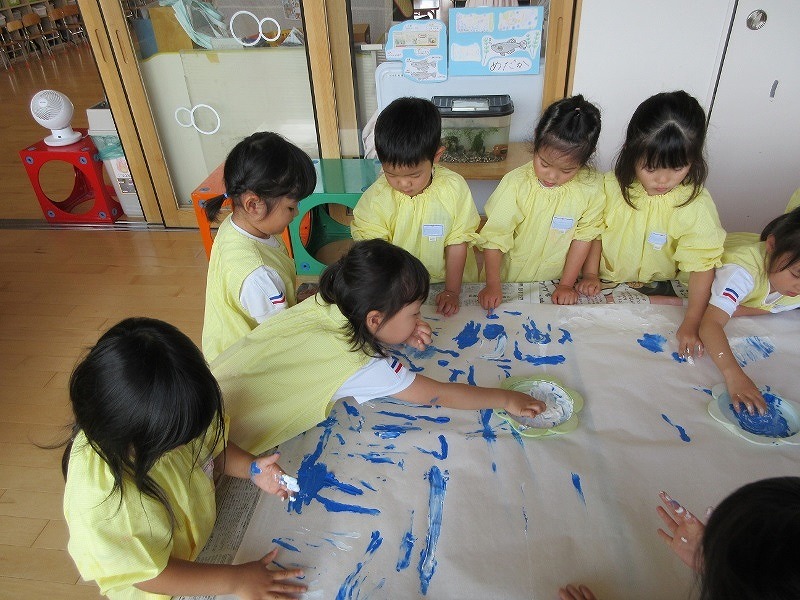 4歳児ゆびえのぐ