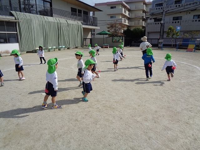 3歳児 外遊び