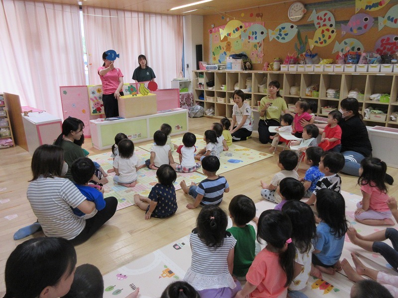 3歳未満児誕生会の様子