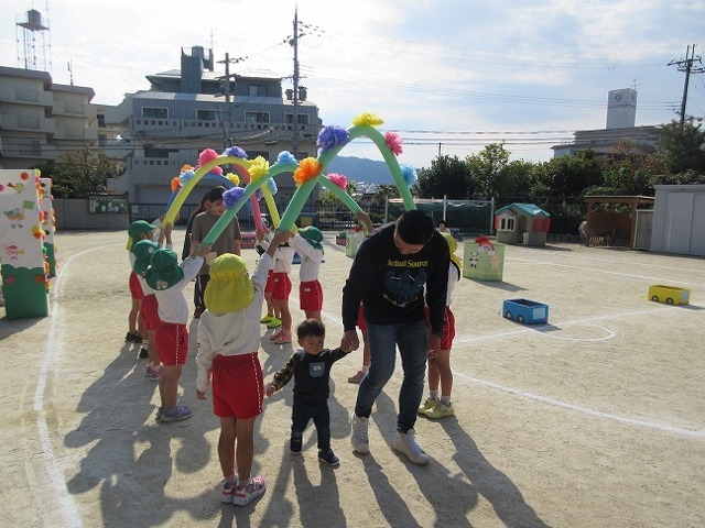 3歳未満児運動参観