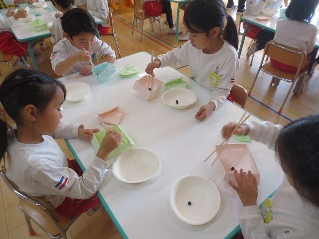 5歳児箸の使い方