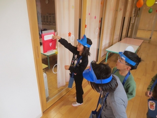 5歳児 郵便ごっこ