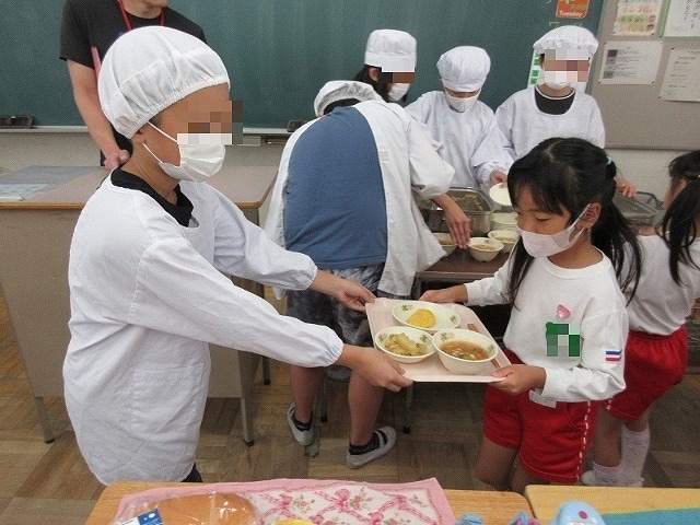 5歳児 給食体験