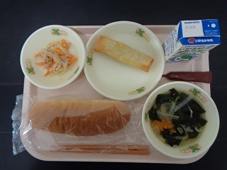 10月5日の学校給食（小学校A献立）の写真