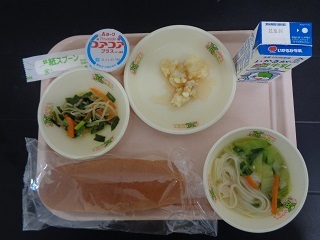 10月21日の学校給食(小学校A献立)の写真