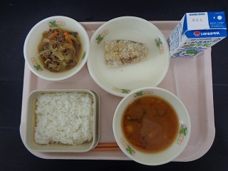 11月1日の学校給食(小学校A献立)の写真