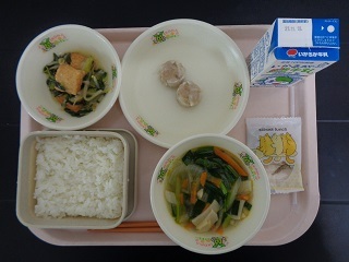 11月10日の学校給食（小学校A献立）の写真