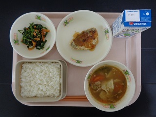 11月24日の学校給食(小学校A献立)の写真