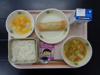 12月6日の学校給食（小学校A献立）の写真