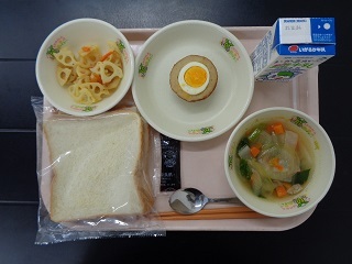 12月16日の学校給食（小学校A献立）の写真