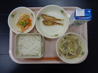 12月17日の学校給食（小学校A献立）の写真