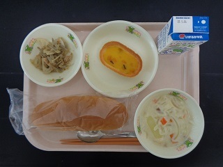 1月18日の学校給食(小学校A献立)の写真