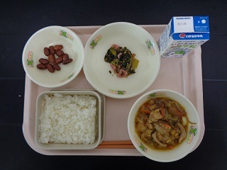 1月21日の学校給食（小学校A献立）の写真