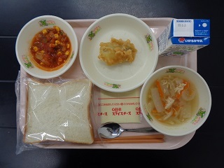 1月25日の学校給食（小学校A献立）の写真