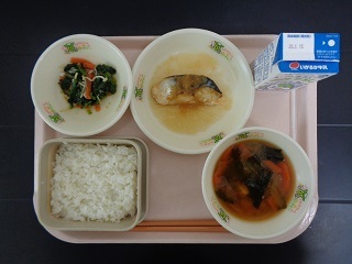 2月9日の学校給食(小学校A献立)の写真