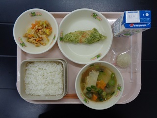 2月16日の学校給食（小学校A献立）の写真