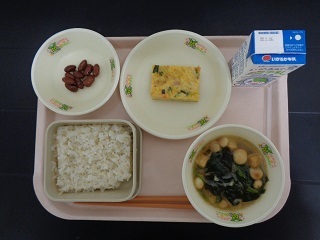 2月18日の学校給食(小学校A献立)の写真