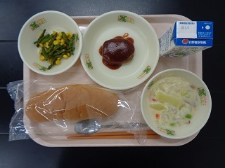 3月1日の学校給食（小学校A献立）の写真