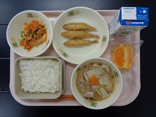 3月9日の学校給食（小学校A献立）の写真