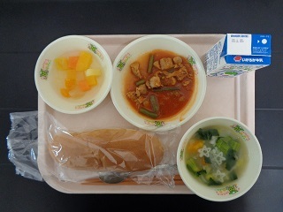 3月15日の学校給食（小学校A献立）の写真