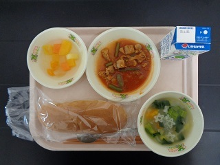 3月15日の学校給食(小学校A献立)の写真