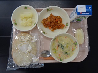 10月14日の学校給食（小学校B献立）の写真