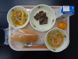11月2日の学校給食（小学校B献立）の写真