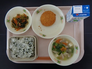 11月17日の学校給食(小学校B献立)の写真
