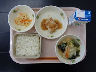 11月29日の学校給食（小学校B献立）の写真