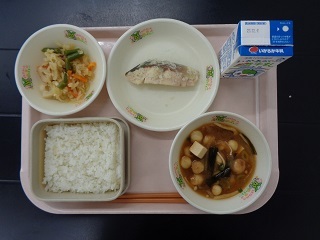 12月1日の学校給食（小学校B献立）の写真