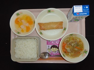 12月8日の学校給食（小学校B献立）の写真