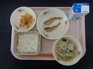 12月15日の学校給食(小学校B献立)の写真