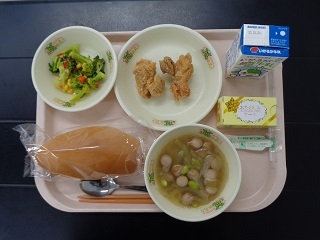 12月16日の学校給食（小学校B献立）の写真