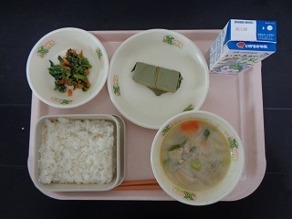 1月21日の学校給食(小学校B献立)の写真