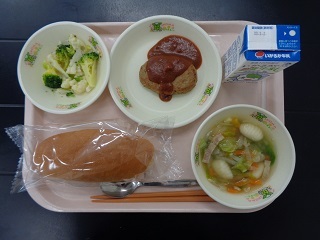 1月25日の学校給食（小学校B献立）の写真