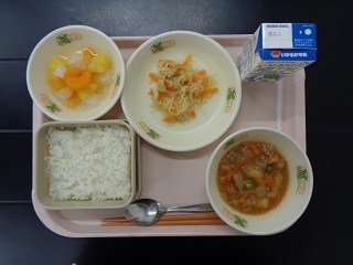 1月26日の学校給食（小学校B献立）の写真