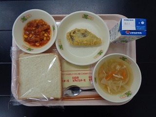 1月27日の学校給食（小学校B献立）の写真