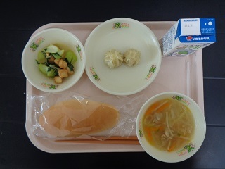 2月1日の学校給食(小学校B献立)の写真