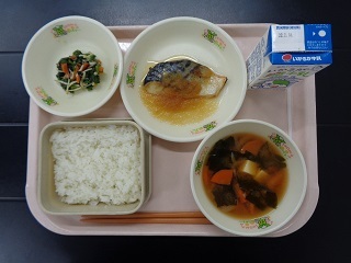 2月7日の学校給食（小学校B献立）の写真